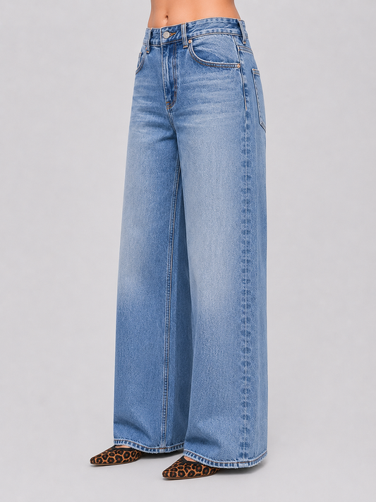 Jeans Classic Sky Blue | Wide Straight