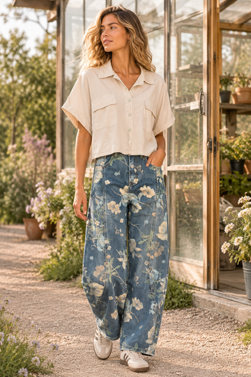 Blusa Boxy Pockets