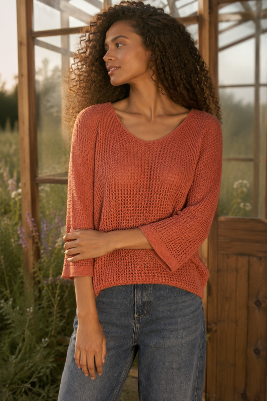 Sweater Lurex Batwing