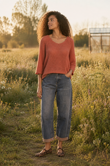 Sweater Lurex Batwing